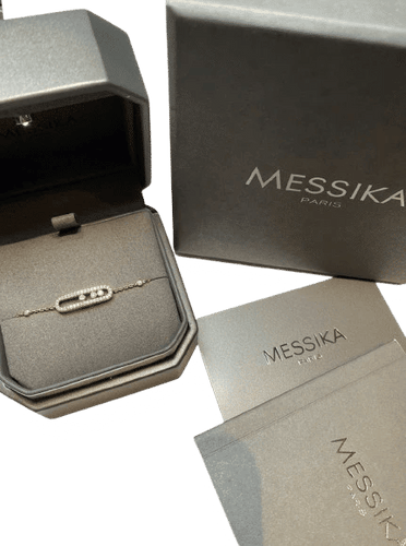 Bracelet Messika Baby Move Pavé - Bracelet en or rose et diamants 58 Facettes 240454
