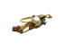 Broche Broche oiseau en or jaune 18K, perle, turquoises et rubis 58 Facettes 240470