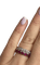 Bague 51 Bague amovible en or 18K avec diamants, rubis et saphirs 58 Facettes 240206