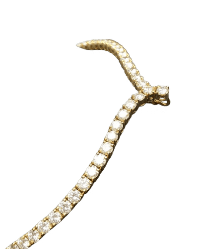 Collier Collier rivière en or jaune 18k et diamants (env. 12 ct) 58 Facettes 240486