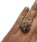 Bague 51 Art déco - Bague dôme en platine et diamants 58 Facettes
