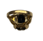 Bague 50 Bague en or jaune 18K, saphirs et diamants (T. 50) 58 Facettes