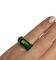 Bague 48 Van Cleef & Arpels - Bague vintage en or jaune 18K et émail vert 58 Facettes