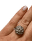 Bague 54 Bague en or blanc 18K et platine avec diamants 58 Facettes