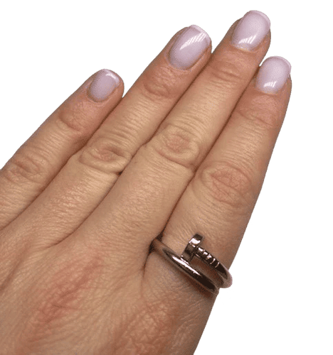 Bague 54 Cartier Juste un Clou - Bague classique en or blanc 18K 58 Facettes