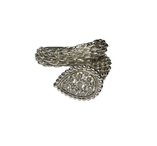 Bague 51 Boucheron Serpent Bohème - Bague en or blanc 18K et diamants 58 Facettes 250165