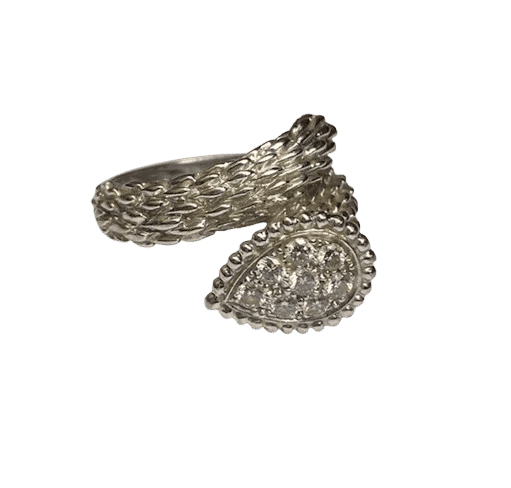Bague 51 Boucheron Serpent Bohème - Bague en or blanc 18K et diamants 58 Facettes 250165