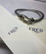 Bracelet FRED Force 10 - Bracelet grand modèle en or blanc 18K et acier 58 Facettes 250186