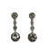 Boucles d'oreilles Boucles d’oreilles tombantes en platine 850 et diamants 58 Facettes