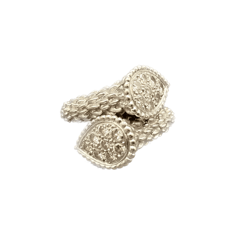 Bague 54 Boucheron Serpent Bohème - Bague Toi et Moi en or blanc 18K diamants 58 Facettes 250270