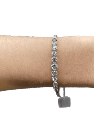 Bracelet Bracelet en or 18K avec 11 diamants 58 Facettes 250301