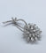 Broche Broche motif floral en platine et diamants 58 Facettes 250194