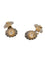 Boutons de manchette Boutons de manchette en or 18 carats, cristal de roche et diamants 58 Facettes 786702