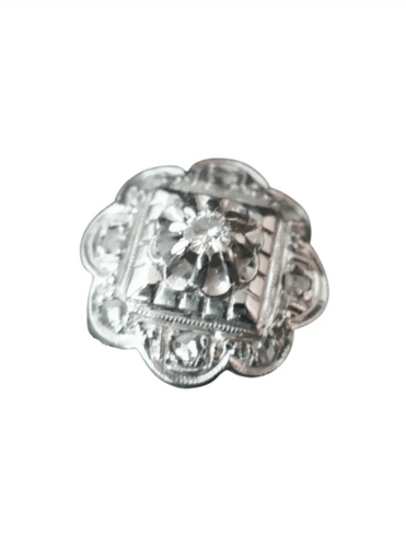 Bague 52 Bague Art déco en or et platine sertie de diamants 58 Facettes