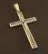 Pendentif Pendentif croix Art déco en or blanc 18 carats et perles fines 58 Facettes 1016209