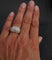 Bague 52 Bague pavée de diamants 1 carat en or blanc 18 carats 58 Facettes 1002269