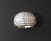 Bague 52 Bague pavée de diamants 1 carat en or blanc 18 carats 58 Facettes 1002269
