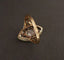 Bague 56 Bague marquise sertie de diamants en or jaune 18 carats et platine 58 Facettes 957825