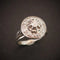 Bague 51 Bague Art déco en platine et or blanc 18 carats, diamants 58 Facettes 881185