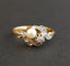 Bague 55 Bague en or jaune 18 carats avec perle et diamants 58 Facettes