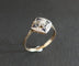 Bague 56 Bague Art déco sertie de diamants et saphirs en or 18 carats 58 Facettes