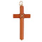 Pendentif Pendentif croix en corail avec bélière en or 58 Facettes 1084375
