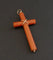 Pendentif Pendentif croix en corail avec bélière en or 58 Facettes 1084375