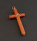 Pendentif Pendentif croix en corail avec bélière en or 58 Facettes 1084375