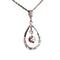 Pendentif Pendentif Art déco en or blanc 18 carats avec diamants 58 Facettes