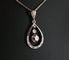Pendentif Pendentif Art déco en or blanc 18 carats avec diamants 58 Facettes