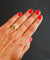 Bague 53.5 Bague Toi et Moi en or jaune 18 carats émeraude et diamants 58 Facettes