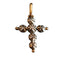 Pendentif Croix arlésienne - Pendentif en or et argent serti de diamants 58 Facettes