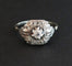 Bague 57 Bague Art déco sertie de diamants en or blanc 18 carats et platine 58 Facettes