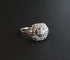 Bague 57 Bague Art déco sertie de diamants en or blanc 18 carats et platine 58 Facettes