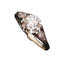 Bague 58 Solitaire - Bague diamant en or blanc et platine 58 Facettes