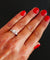 Bague 58 Solitaire - Bague diamant en or blanc et platine 58 Facettes