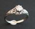 Bague 58 Solitaire - Bague diamant en or blanc et platine 58 Facettes