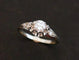 Bague 58 Solitaire - Bague diamant en or blanc et platine 58 Facettes