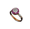 Bague 56 Bague Art déco en or 18 carats avec diamants et rubis calibrés 58 Facettes