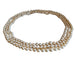 Collier Collier 3 rangs de perles de culture avec fermoir en or jaune 18 carats 58 Facettes