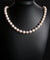 Collier Collier choker de perles de culture crème, fermoir en or jaune 18 carats 58 Facettes
