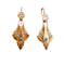 Boucles d'oreilles Boucles d’oreilles Napoléon III - Pendants en or rose 18 carats, perles et turquoises 58 Facettes