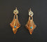 Boucles d'oreilles Boucles d’oreilles Napoléon III - Pendants en or rose 18 carats, perles et turquoises 58 Facettes