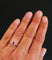 Bague 54 Bague rubis taille émeraude et diamants en or blanc 18 carats 58 Facettes