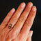 Bague 58 Bague ancienne sertie de diamants en or rose 58 Facettes
