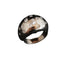 Bague 57.5 Bague boule en or blanc 18 carats et diamants 58 Facettes