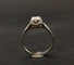 Bague 50 Art Déco - Bague solitaire en or blanc 18 carats et diamants 58 Facettes