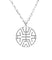 Pendentif Pendentif circulaire - Onyx et diamants en or blanc 18 carats 58 Facettes