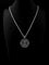 Pendentif Pendentif circulaire - Onyx et diamants en or blanc 18 carats 58 Facettes