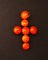 Pendentif Pendentif croix en corail ancien en or 18 carats 58 Facettes